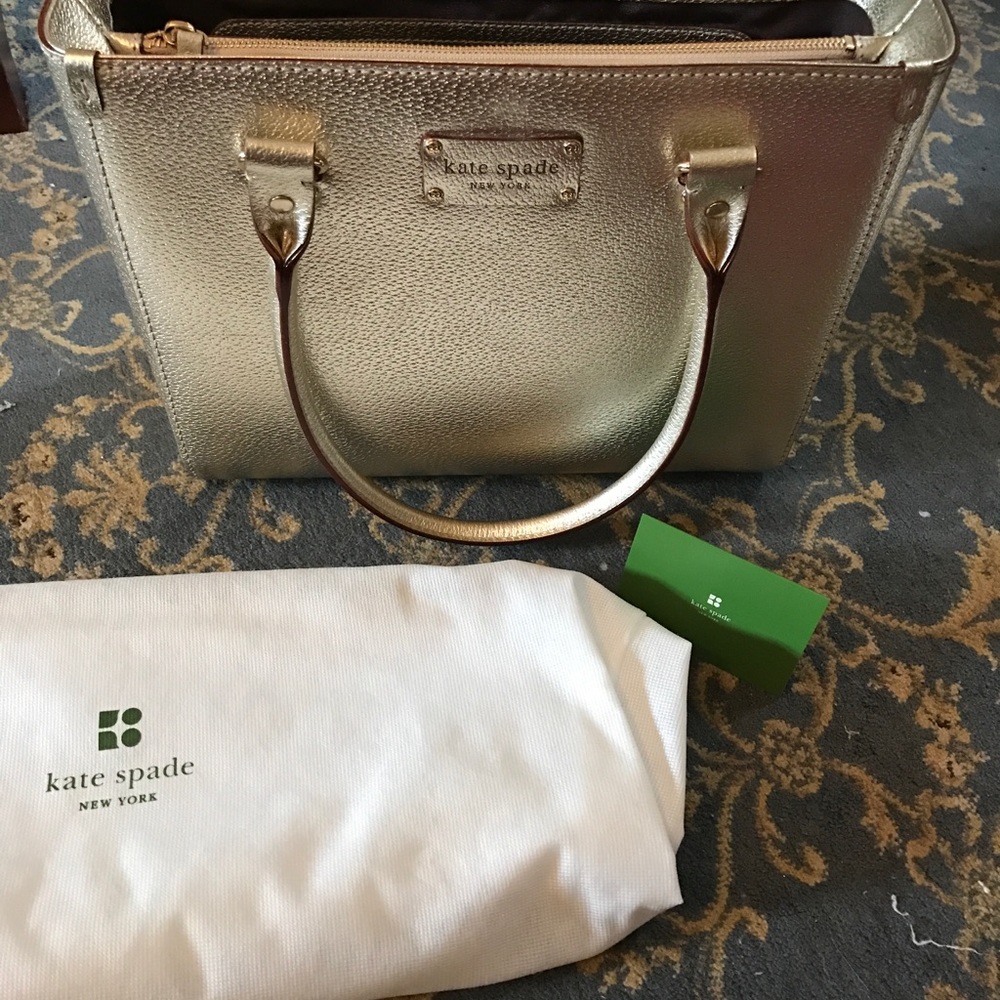 Kate Spade Gold Satchel